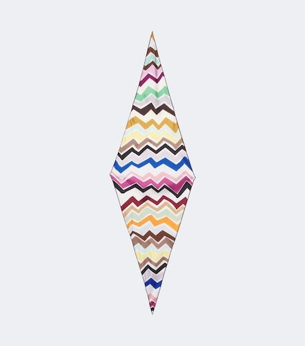 Pañuelo de sarga de seda en zigzag - Missoni - Modalova