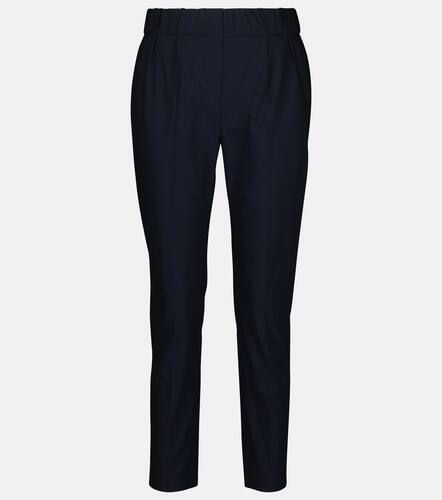 Cotton-blend tapered pants - Brunello Cucinelli - Modalova