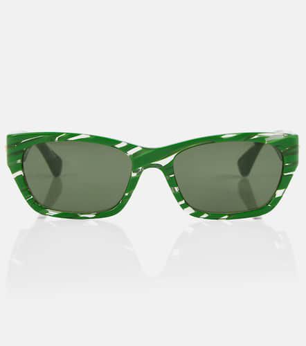 Gafas de sol de acetato rectangulares - Bottega Veneta - Modalova