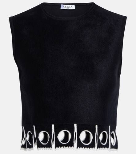 AlaÃ¯a Sleeveless cropped top - Alaia - Modalova