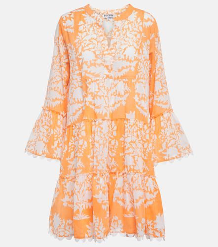 Printed cotton minidress - Juliet Dunn - Modalova