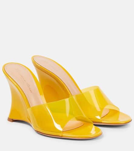 Vernice PVC wedge mules - Gianvito Rossi - Modalova