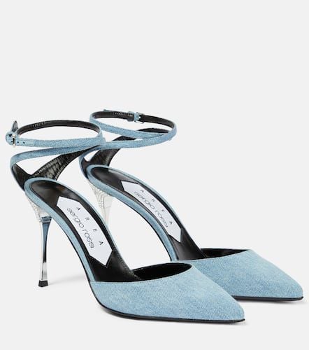 X Sergio Rossi Marquise denim pumps - Area - Modalova