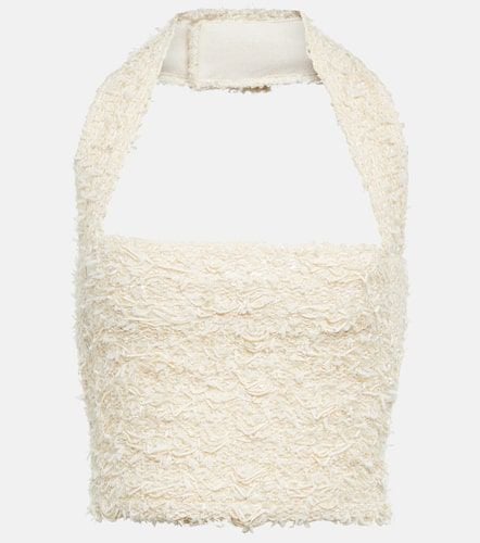 Balmain Halter-neck bouclÃ© top - Balmain - Modalova