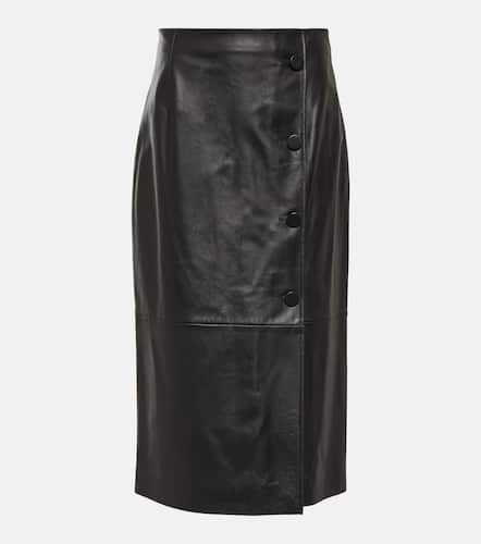High-rise leather pencil skirt - Nina Ricci - Modalova