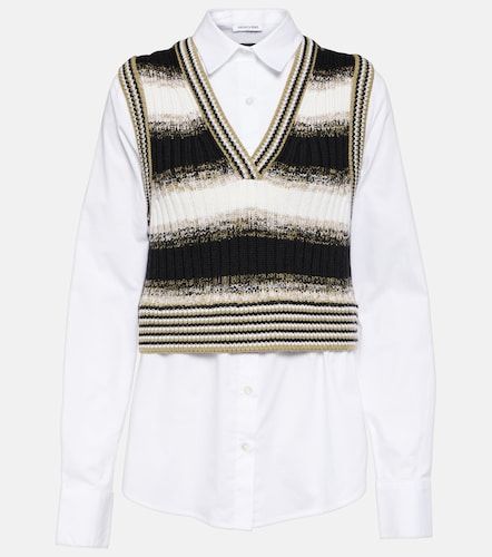 Camicia Spear in misto cotone e lana - Veronica Beard - Modalova