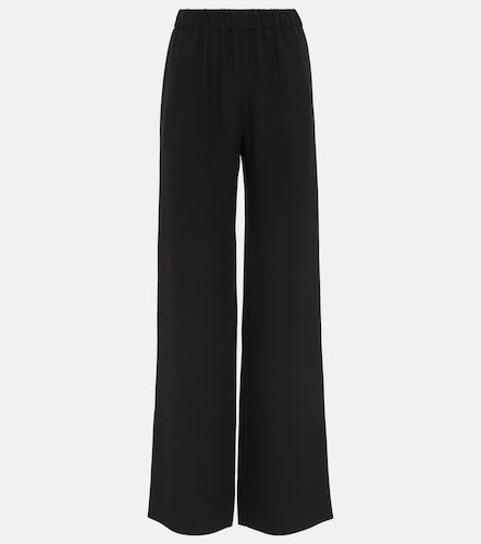 Mid-rise silk wide-leg pants - Valentino Garavani - Modalova