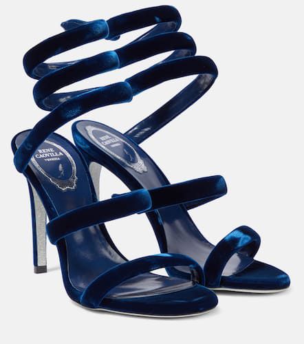 Cleo 105 velvet sandals - Rene Caovilla - Modalova