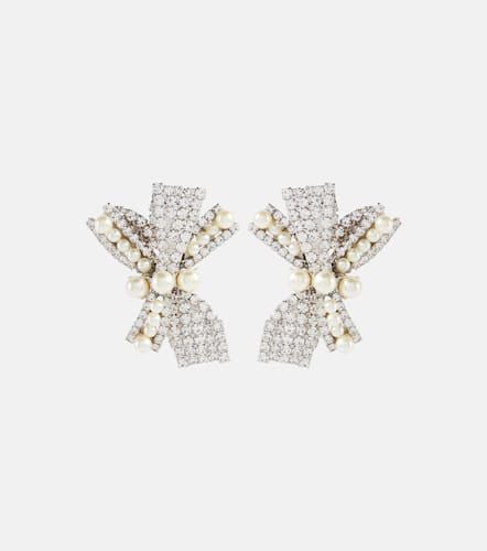 Simone SwarovskiÂ® crystal and faux pearl earrings - Jennifer Behr - Modalova