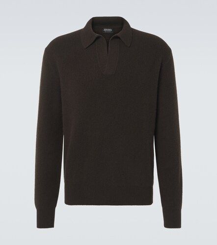 Zegna Jersey polo de cachemir - Zegna - Modalova