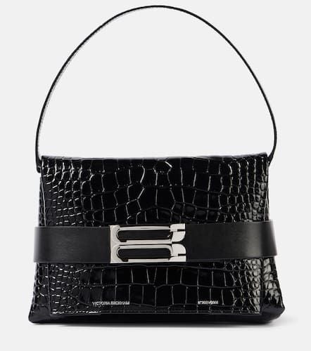 B croc-effect leather clutch - Victoria Beckham - Modalova