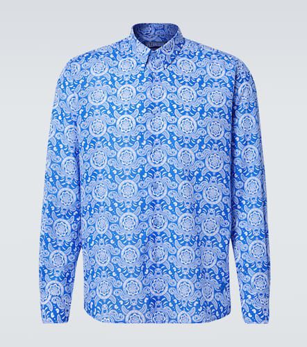 Printed cotton voile shirt - Vilebrequin - Modalova