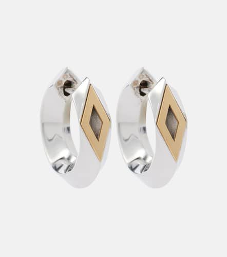 Hollow Small sterling hoop earrings - Burberry - Modalova