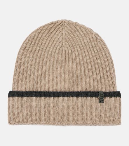 Gorro acanalado de cachemir - Brunello Cucinelli - Modalova