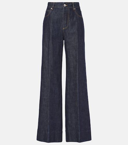 High-rise wide-leg jeans - Bottega Veneta - Modalova