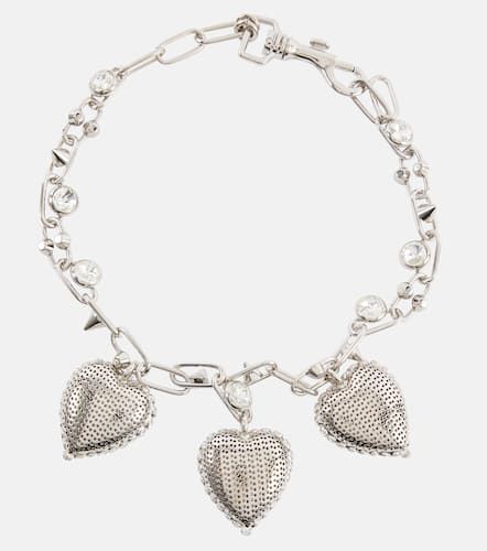 Embellished chain necklace - Alessandra Rich - Modalova