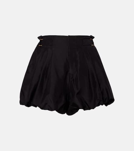 ChloÃ© Belted high-rise silk habotai shorts - Chloe - Modalova