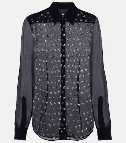 Camicia trasparente con cristalli - Dries Van Noten - Modalova