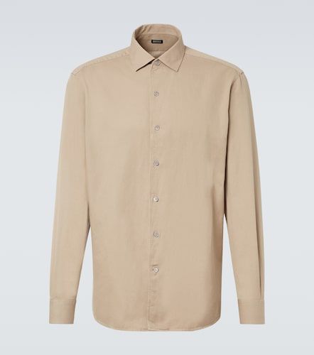 Camicia di jeans in cotone e lana - Zegna - Modalova