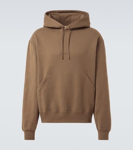 Sudadera con capucha de algodón con logo - Saint Laurent - Modalova