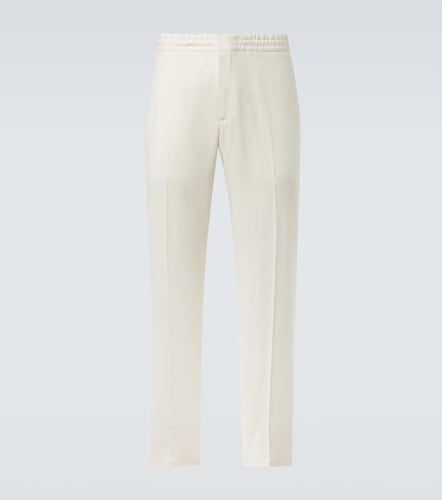 Zegna Pantaloni regular in lino - Zegna - Modalova