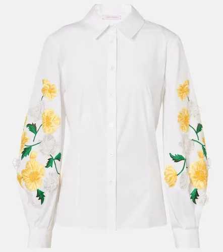 Camicia in popeline di misto cotone - Carolina Herrera - Modalova