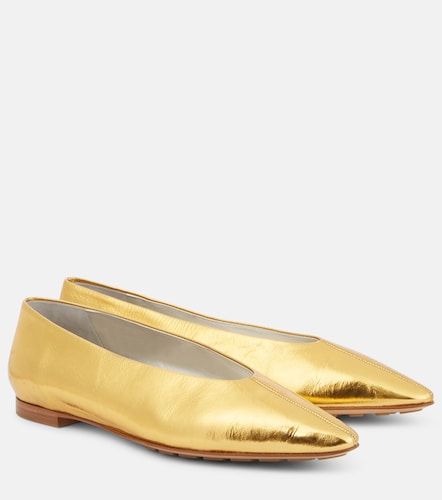 Bailarinas Sofia de piel metalizada - Bottega Veneta - Modalova
