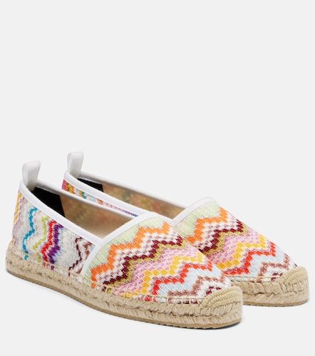 Alpargatas Elle de lamé en zigzag - Missoni - Modalova