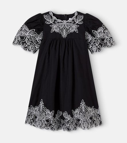 Vestido de algodón y lino bordado - Petite Amalie - Modalova