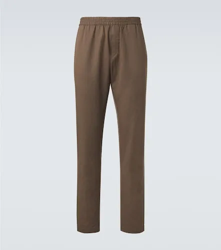 Cotton and linen straight pants - Sunspel - Modalova