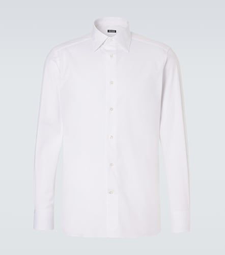Zegna Camicia in popeline di cotone - Zegna - Modalova