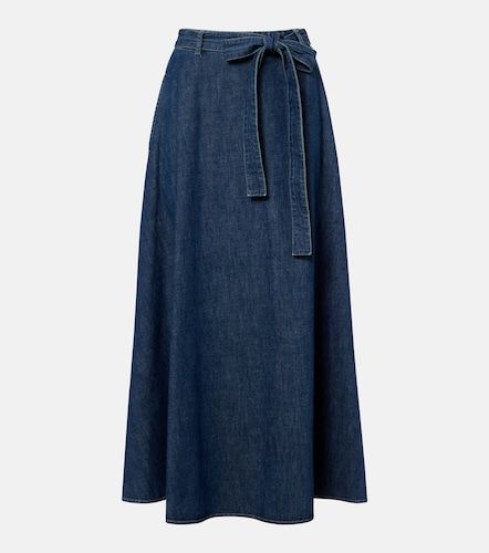 Valentino Falda midi de chambray - Valentino - Modalova