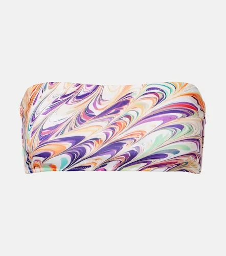 Iris printed bandeau bikini top - Alexandra Miro - Modalova