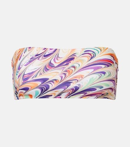 Top de bikini bandeau Iris estampado - Alexandra Miro - Modalova