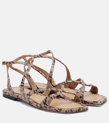 Ayla snake-effect leather sandals - Jimmy Choo - Modalova