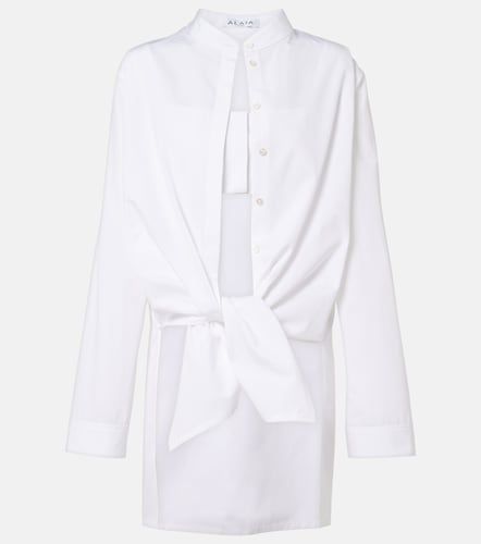 Alaïa Blusa in popeline di cotone - Alaia - Modalova