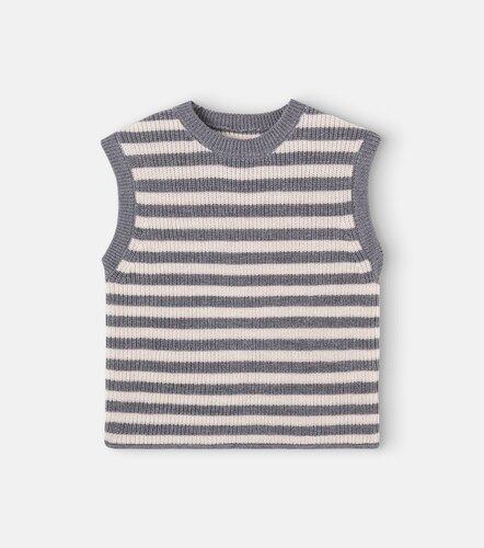 Wheat Chaleco Ruby de lana a rayas - Wheat - Modalova