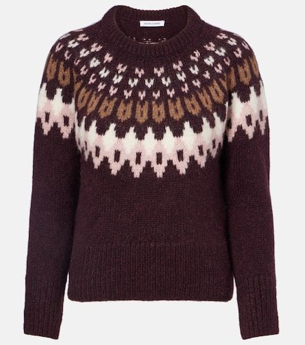 Anne Fair Isle wool-blend sweater - Veronica Beard - Modalova