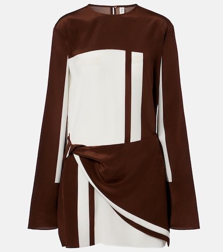 SIR Printed silk satin minidress - SIR - Modalova