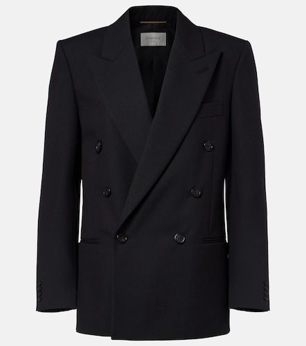 Double-breasted wool blazer - Saint Laurent - Modalova