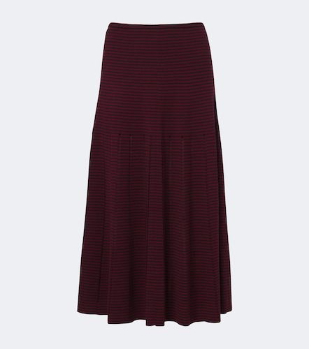 Phyllis striped wool and cotton midi skirt - Proenza Schouler - Modalova