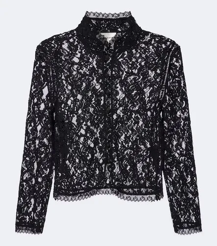 Frame Salon sheer lace top - Frame - Modalova