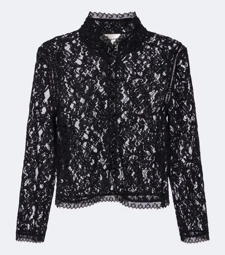 Frame Salon sheer lace top - Frame - Modalova