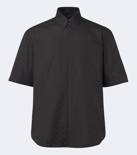 Camicia in popeline di cotone GG - Gucci - Modalova