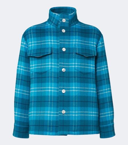 Sobrecamisa St. Moritz de cachemir a cuadros - Umit Benan - Modalova