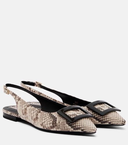 Gommettine leather slingback flats - Roger Vivier - Modalova