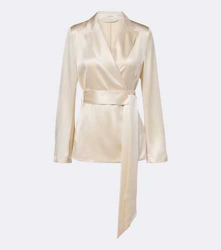 Archer belted silk satin jacket - Joseph - Modalova