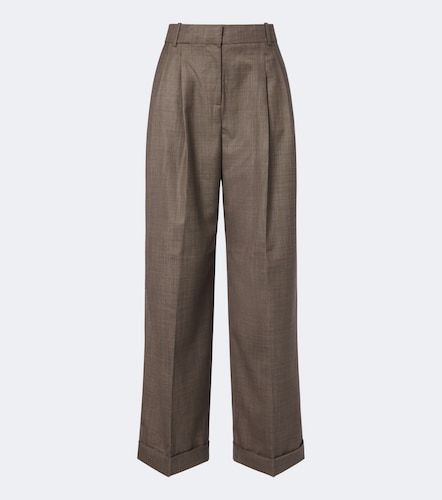 Ganni Wool-blend wide-leg pants - Ganni - Modalova
