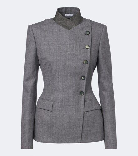 McQueen Peplum wool blazer - McQueen - Modalova