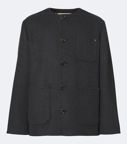 Chaqueta de lana con VGold - Valentino Garavani - Modalova